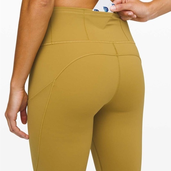 Lululemon Fast and Free High-Rise Tight Legging 28” Grape Leaf Nulux 10 Running - Picture 5 of 16